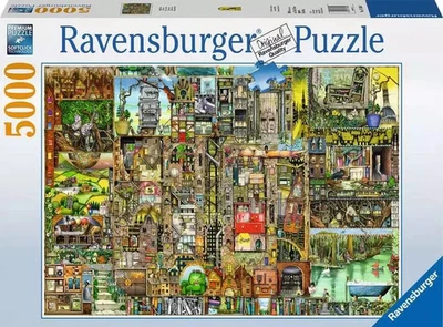 NEW SEALED Ravensburger 17430 Colin Thompson: Bizarre Town 5000 Pc Jigsaw Puzzle - Image 1 of 4