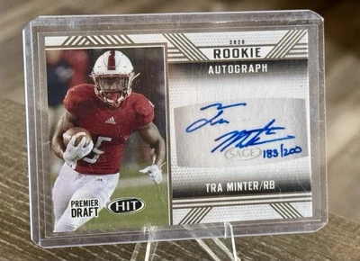 2020 Sage Premier Draft - Tra Minter Rookie Autographs - Image 1 of 2