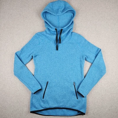 Женский флисовый пуловер с капюшоном Old Navy Active S Small синий 100% полиэстер - Изображение 1 из 4