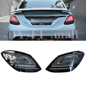 Conjunto de luces traseras LED ahumadas para Mercedes-Benz Clase C W205 C63S C63 2014-2021 - Imagen 1 de 16