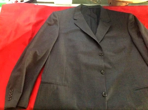 HERREN GR 48 XL PIERRE CARDIN ANZUG JACKE MANTEL SCHWARZ ELEGANT MODERN KARRIERE BLAZER - Bild 1 von 11