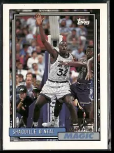 1992-93 Topps Shaquille O'Neal Salón de la fama Orlando Magic LSU - Imagen 1 de 2