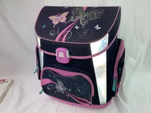 Zaino scuola Tiger Family blu rosa made Switzerland guscio esterno solido EX - Foto 1 di 18