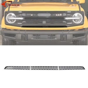 Cubiertas de malla de rejilla con inserciones medias para Ford Bronco 2021+ accesorios negros - Imagen 1 de 11