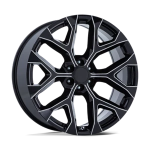 Set of 4 Performance Replicas PR177 Wheels 20X9 6X5.5 SILVER MACH 24MM - Picture 1 of 2