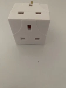 3x. 2 Way 3 Pin Plug Adaptor Multi Pack Plug Adapter - Picture 1 of 5
