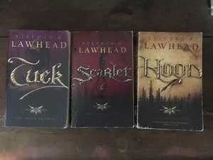 Lot 3 Stephen Lawhead King Raven Trilogy Hood Tuck Scarlet Paperback - Picture 1 of 3