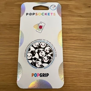 Authentic Popsockets Pandamonium Cute Panda Swappable Top Phone Grip Pop Socket - Picture 1 of 6