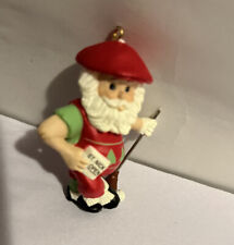 Vintage 1988 Hallmark Keepsake Par For Santa Golfing Holiday Christmas Ornament