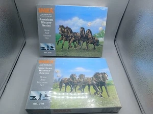 Imex American History Series Horse & Harness Set in Box 1/32 Lot Of 2 Sealed  - Bild 1 von 6