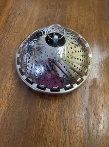 Gemüse-Dampfkorb, klappbarer Dampfkorb, Metall-Edelstahlfuß - Bild 1 von 4