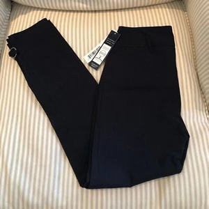 NWT Tribal Black Pull On Pants with Buckle SIZE 2 - Picture 1 of 5