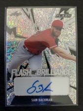 2021 Leaf Flash Sam Bachman Flash of Brilliance #FB-SB3 Auto LA Angels