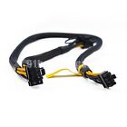 Mini 8Pin To Dual 8Pin(6+2) Gpu Pci-E Power Cable For Hp Server Dl580 Gen10 G10