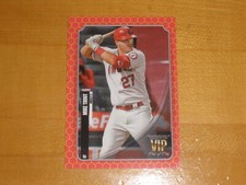 Mike Trout 2021 Topps Transcendent VIP-44 VIP Party Red Parallel 1/1 Angels