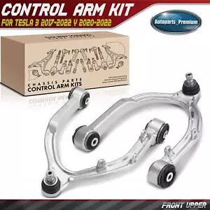2x Front L&R Upper Control Arm&Ball Joint Assembly for Tesla 3 2017-2022 Y 20-22 - Picture 1 of 9