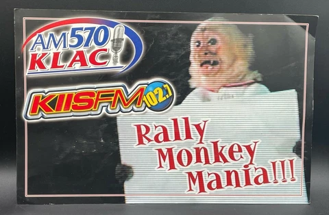 RARE Rally Monkey Mania Anaheim Angels 2002 WORLD SERIES CHAMPS Poster Cover