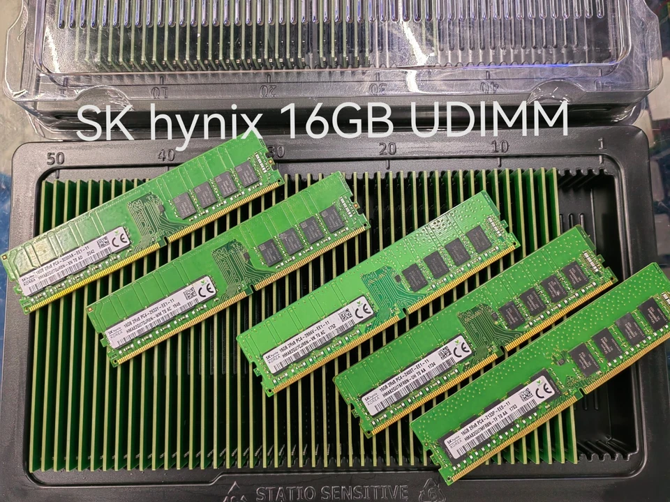 SK Hynix 16GB DDR4 ECC UDIMM RAM 3200MHz 2933MHz 2666MHz 2400MHz  2133MHz 288pin - Image 1 of 1