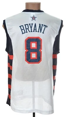 CAMISA BASQUETE EUA REEBOK M #8 BRYANT - Imagem 1 de 4