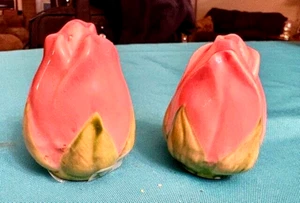 Vintage Franciscan Ware Desert Rose Pink Rosebud Salt & Pepper Shakers - Picture 1 of 5