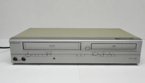 Emerson DVD/VCR Combo Modell EWD2004 grau ohne Fernbedienung getestet und funktionsfähig - Bild 1 von 6