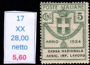 Enti parastatali cassa nazionale assicurazioni infortuni sul lavoro c 5 mnh - Imagen 1 de 1