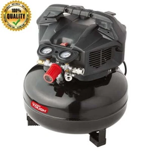 6 Gallon Oil Free Pancake Air Compressor 150 PSI Thermal Overload Protection New - Picture 1 of 7