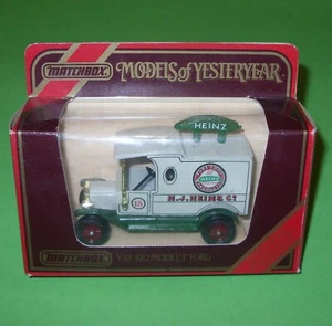 Matchbox Yesteryears / Y12 1912 Model T Ford Van 'HJ Hienz' in Type J Box - Picture 1 of 12