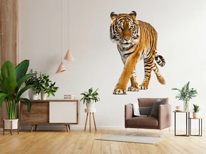 3D Elegant Tiger A684 Animal Wallpaper Mural Poster Wall Stickers Decal Zoe - Picture 1 of 5