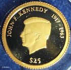 Goldmünze Liberia 25 Dollars John F. Kennedy 2000 * 585/1000 - 1,56 g 