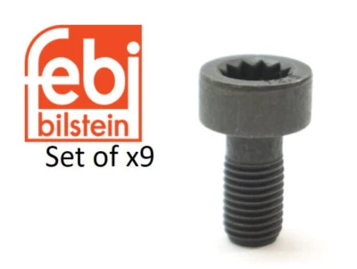 Juego de 9 pernos de volante - cigüeñal a volante para Porsche - Febi Foto 1 de 4
