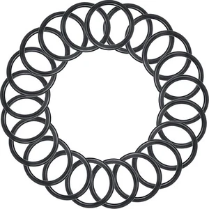 Bumper Quick Release Bands, Mellbree 20-Pack Replacement black - Imagen 1 de 6