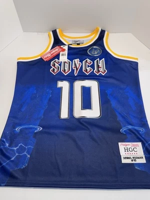 Camiseta Headgear Classics Dennis Rodman Alt HS BB Multi Talla L $100 Minorista Nueva con Etiquetas Foto 1 de 4