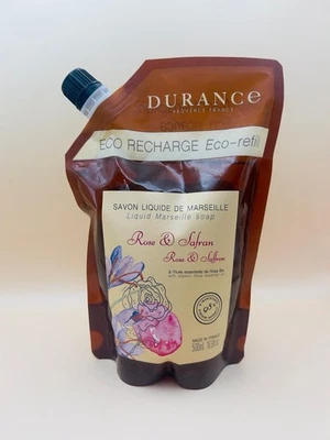 Durance Marseiller Flüssigseife Rose & Safran 500 ml Öko-Nachfüllpackung *NEU* - Bild 1 von 2