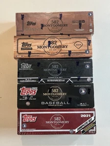 2021-2025 Topps 582 Montgomery Club Baseball Complete Sets Factory Sealed x5 - Picture 1 of 1