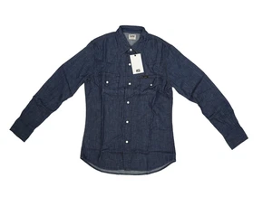 Camisa de mezclilla Lee para hombre mediana perla occidental a presión sanforizada LT0500 Japón - Imagen 1 de 12