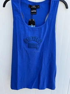 Camiseta sin mangas Seattle Seahawks para mujer espalda deportiva nueva con etiquetas en bolsa atlética de lujo - Imagen 1 de 5