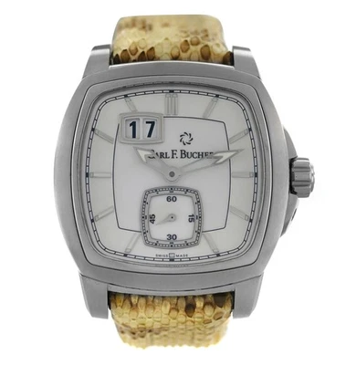 Carl F. Bucherer Patravi Evotec 00.10628.08.23.01 Fecha Acero 39MM Hombre Automático Foto 1 de 4