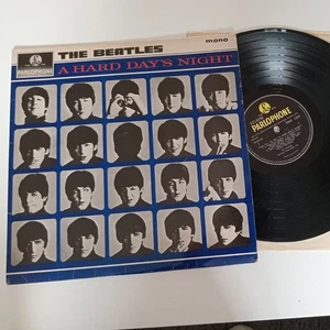 The Beatles A Hard Days night 1964 UK Mono Vinyl LP 481-3N 482-3N - Picture 1 of 2