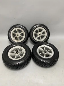 Tga maximo plus mobility scooter parts Front Wheels And Tyres Pair - Picture 1 of 7