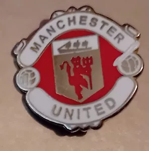 Vecchio distintivo spilla smaltato UK Football Club - Manchester United - Foto 1 di 2