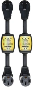 SouthWire 44270 Protector contra sobretensiones, Protector contra sobretensiones portátil 120/240V 50A, Juego de 2 DAS - Imagen 1 de 1
