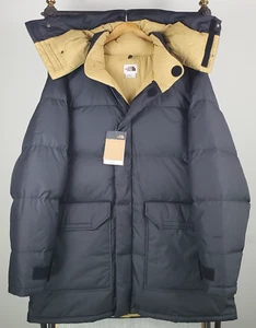 NORTH FACE Size XL 600 Down Jacket Mens Brooks Range Black Coat NEW $450 Hooded - Picture 1 of 18