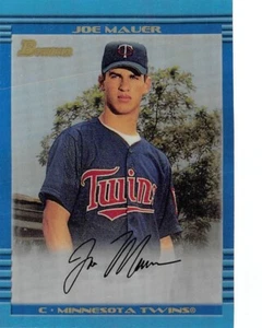 2013 Bowman Rookie Reprint Blue Sapphire Refractors #379 Joe Mauer - Picture 1 of 2