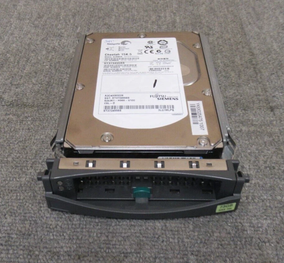 Fujitsu S26361-H966-V100 A3C40083228 73GB 15000RPM 3.5" Hot-Swap Internal HDD - Image 1 of 4