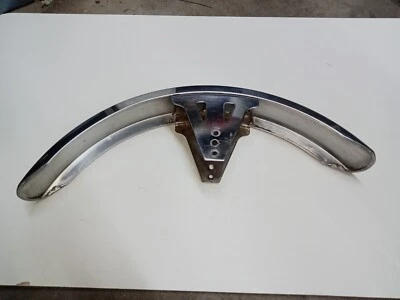 BSA Beaver Boxer GT50 GUARDABARROS DELANTERO ACERO INOXIDABLE CICLOMOTOR. Foto 1 de 4
