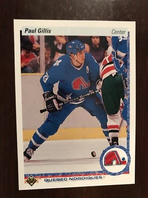 1990-91 Upper Deck #49 - Paul Gillis - Quebec Nordiques - Image 1 of 2