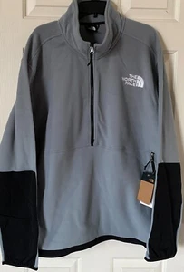 $99 NWT Mens The North Face TKA Katka 1/4 Zip Pullover Fleece Jacket Retro Logo - Picture 1 of 4
