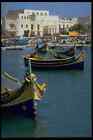 588048 View Of Colorful Fishing Boats Marsaxlokk Malta A4 Photo Print