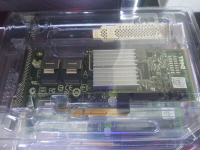 BRAND NEW OEM DELL H200 w/2 CABLES 6Gb/s IT MODE SAS2008 ZFS UNRAID FREENAS PC - Image 1 of 4